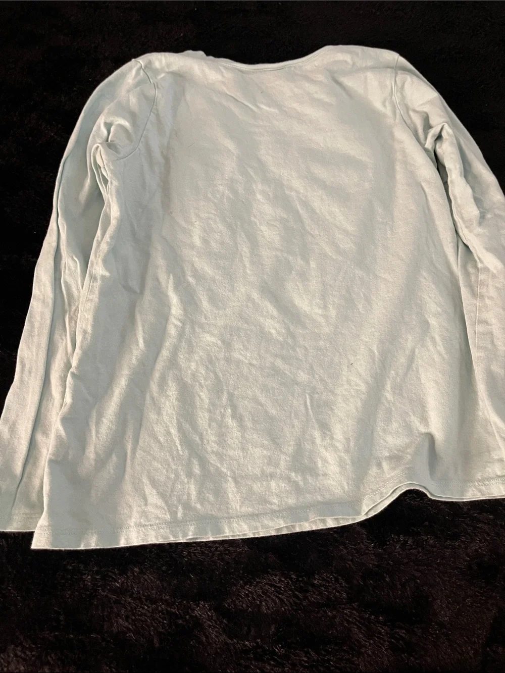 The Children's Place Light Aqua Long-Sleeve Tee with Teal Butterfly